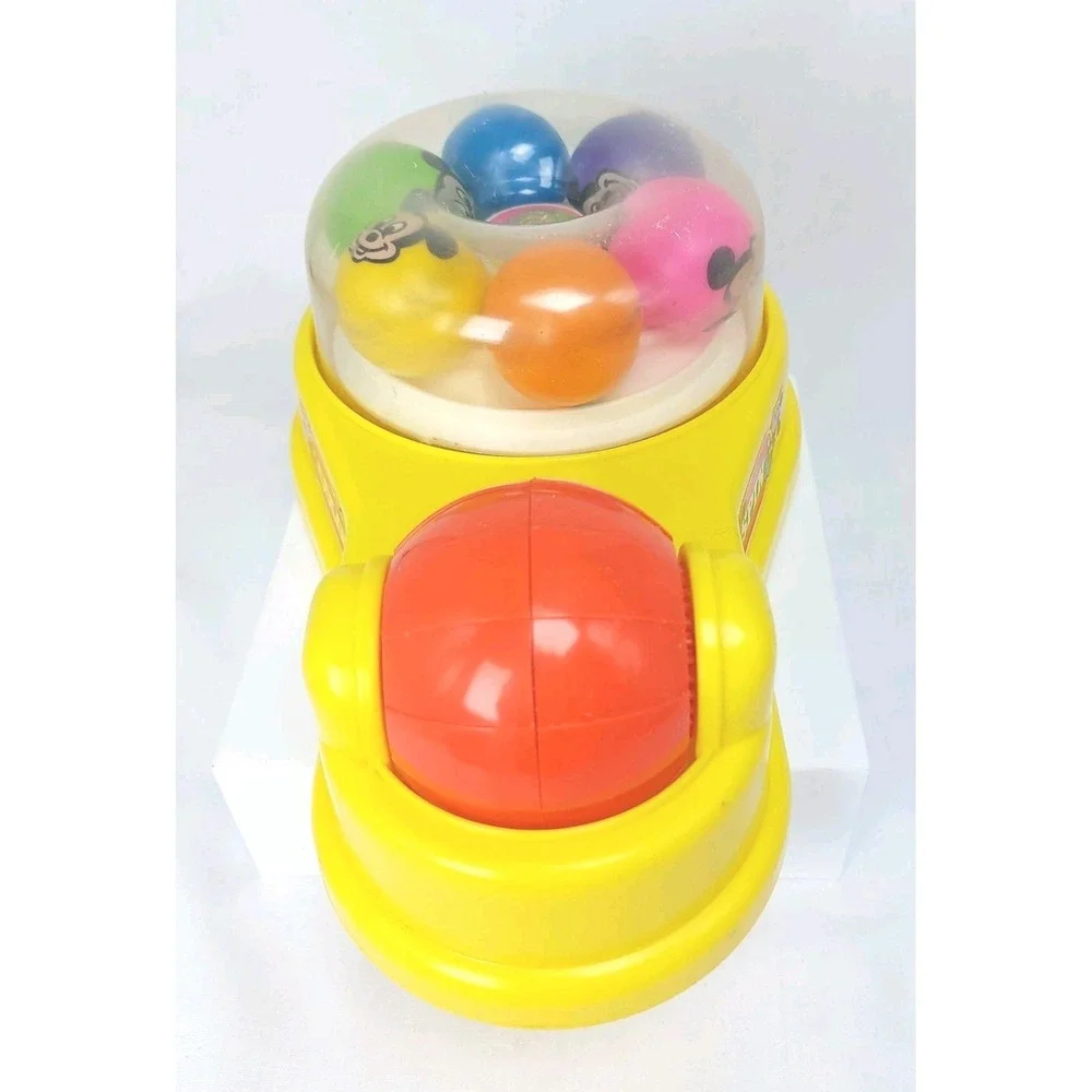 VINTAGE DISNEY COLOR SPIN‎ TOY MATTEL 1986 MICKEY MINNIE MOUSE BABY INFANT Works